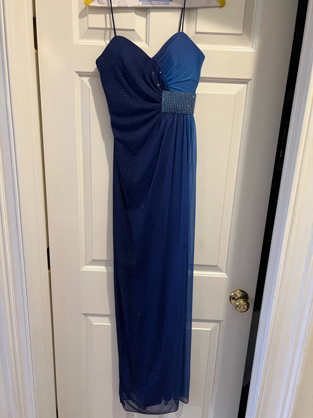 Blondie Nites Navy and Royal Blue Evening/Prom Gown